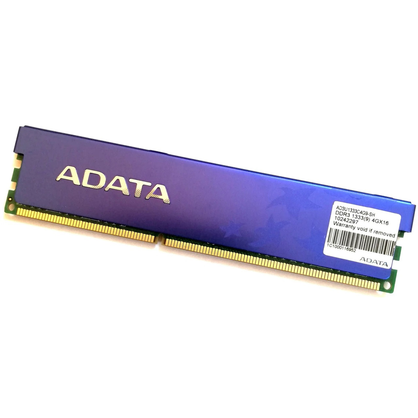 Модуль памяти Adata DDR3 4Gb 1333MHz (AD3U1333C4G9-DRH) Б/у