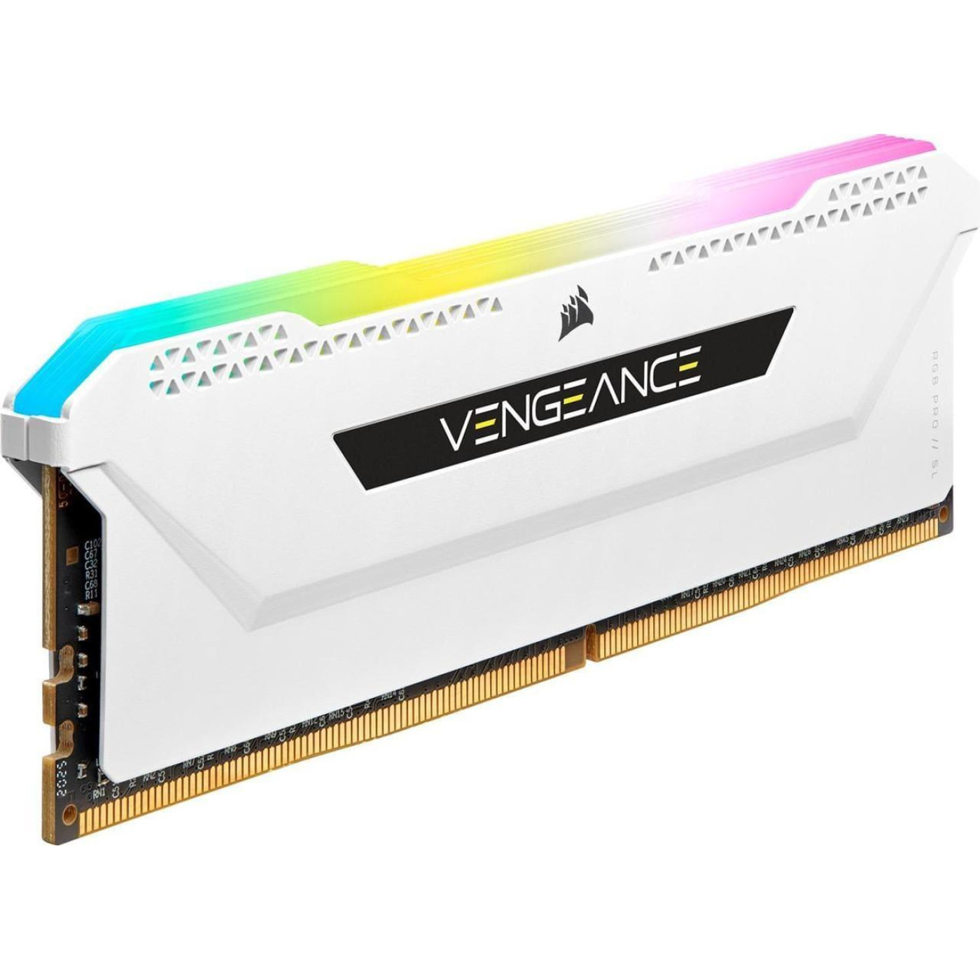 Модуль пам'яті Corsair DDR4 16Gb Vengeance RGB Pro SL White 3200MHz (CMH32GX4M2E3200C16W 1 of 2 kit) Б/в