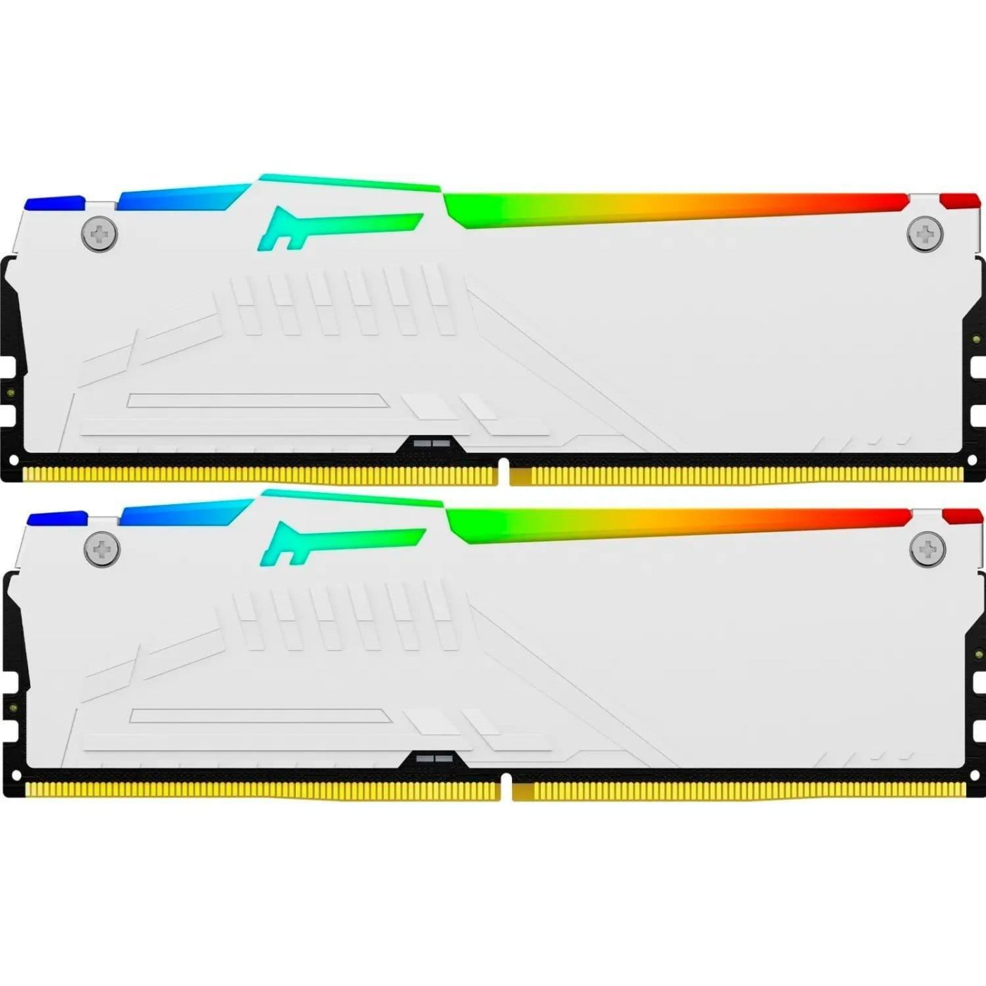 Модуль пам'яті Kingston Fury DDR5 32GB (2x16) 5600MHz Beast White RGB XMP (KF556C40BWAK2-32)
