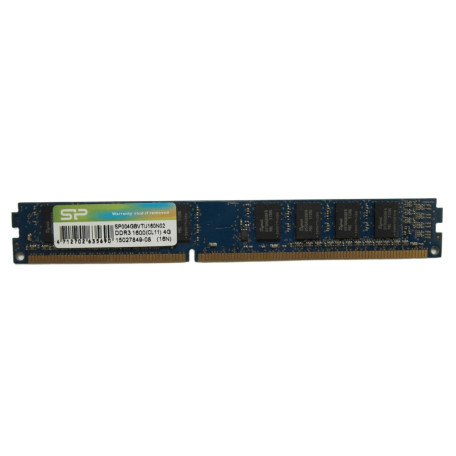 Модуль пам'яті Silicon Power DDR3 4Gb Siilicon Power 1600 MHz (SP004GBVTU160N02) Б/в