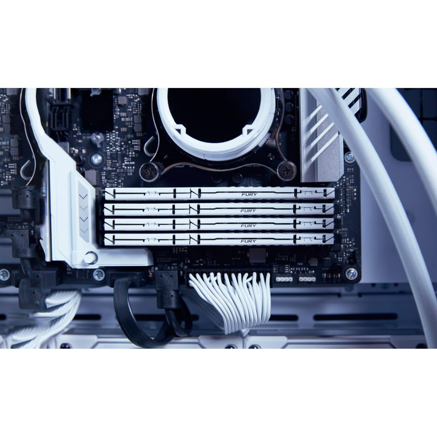 Модуль пам'яті Kingston Fury DDR5 16GB 6000Mhz Beast White EXPO  (KF560C36BWE2K2-32 (Kit 1 of 2) Б/в