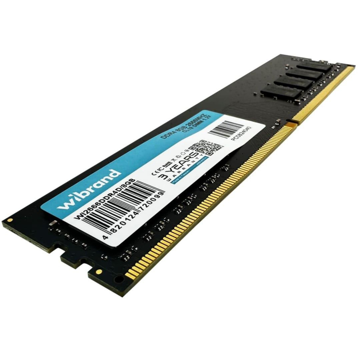 Модуль пам'яті Wibrand DDR4 8GB 2666MHz CL19 (WI2666DDR4D/8GB)