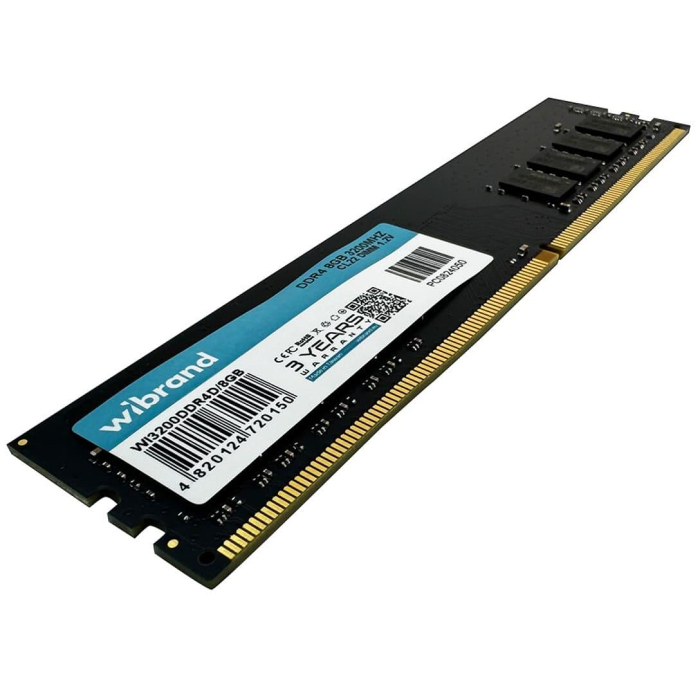 Модуль пам'яті Wibrand DDR4 8GB 3200MHz CL22 (WI3200DDR4D/8GB) Б/в