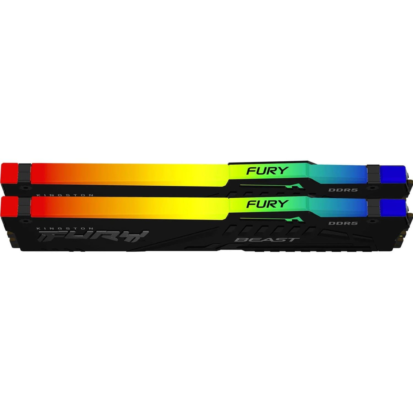 Модуль пам'яті Kingston Fury DDR5 64GB (2x32) 6000MHz Beast RGB (KF560C36BBEAK2-64)