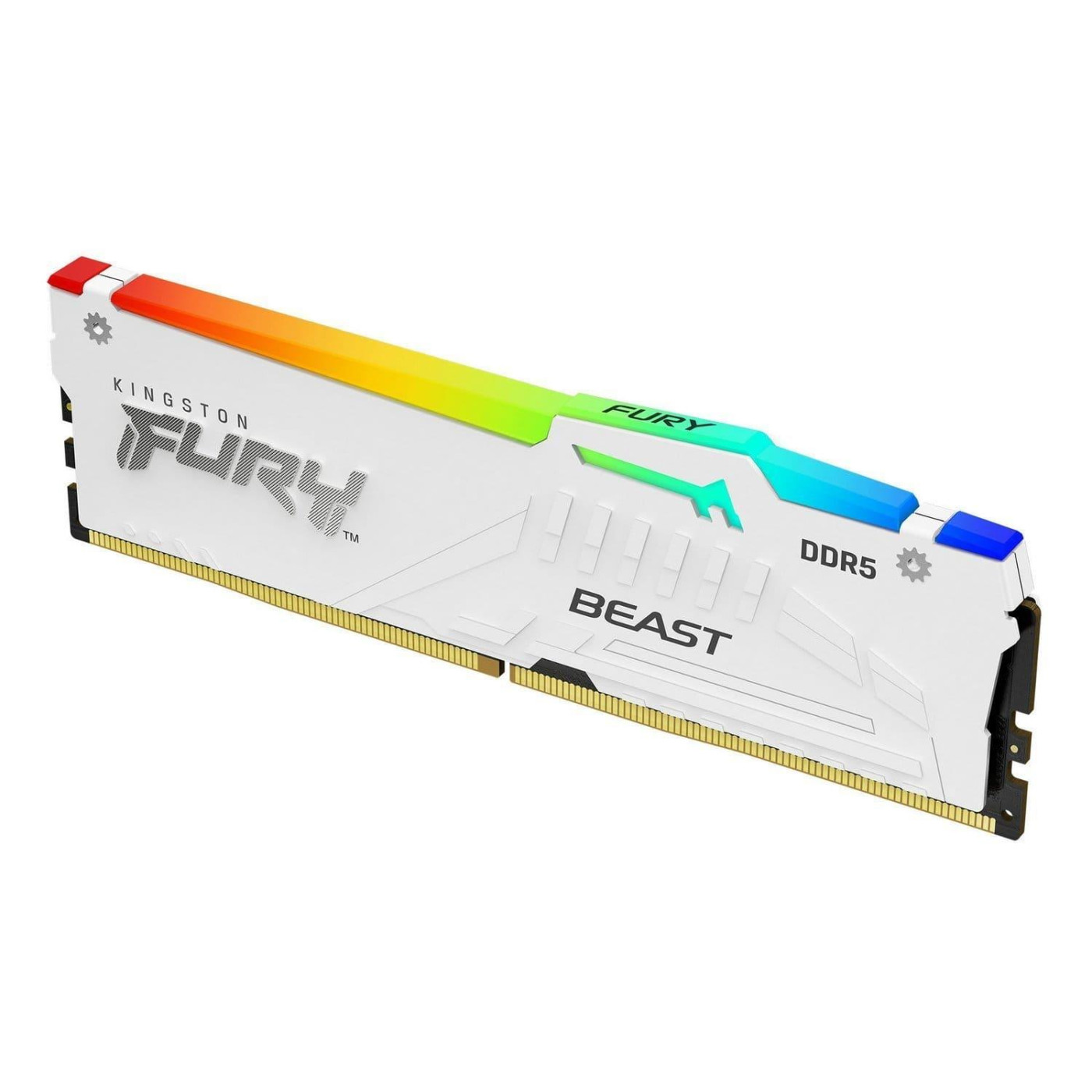Модуль пам'яті Kingston Fury DDR5 16GB 5200MHz Beast White RGB XMP (KF552C40BWA-16)