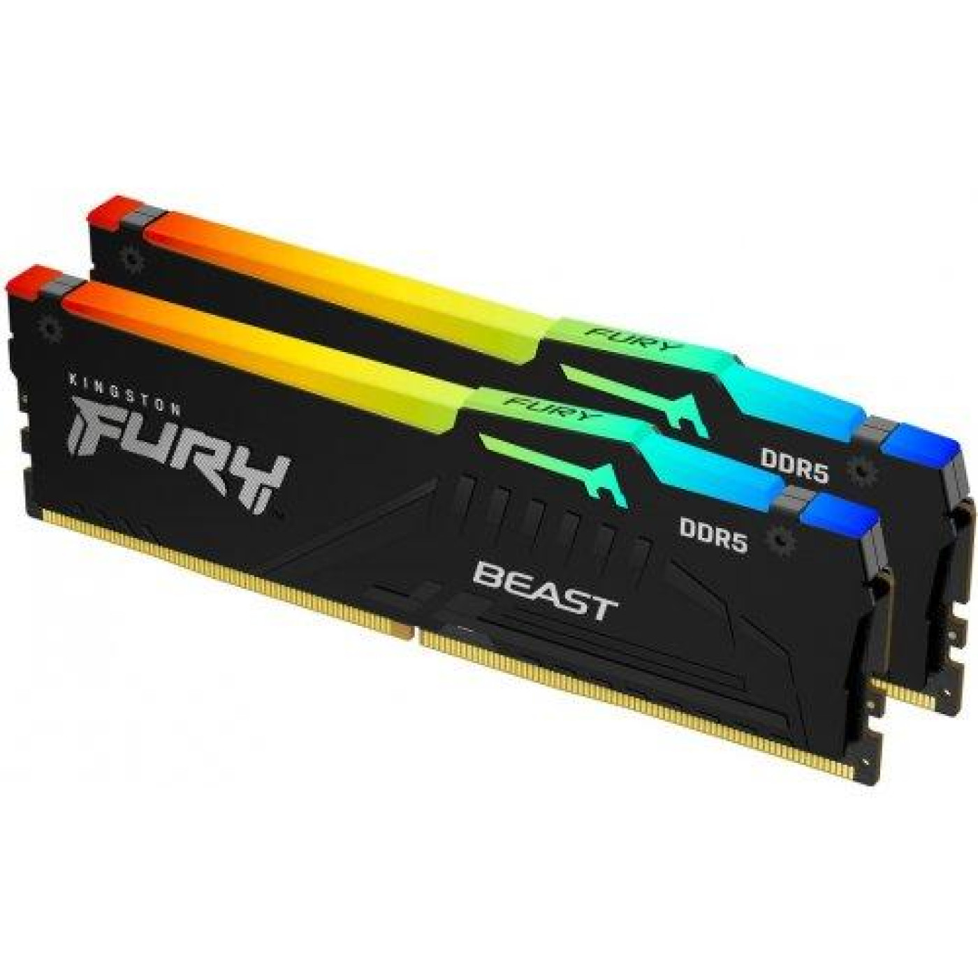 Модуль пам'яті Kingston Fury DDR5 64Gb (2x32) Beast RGB 5600 Mhz (KF556C40BBAK2-64)