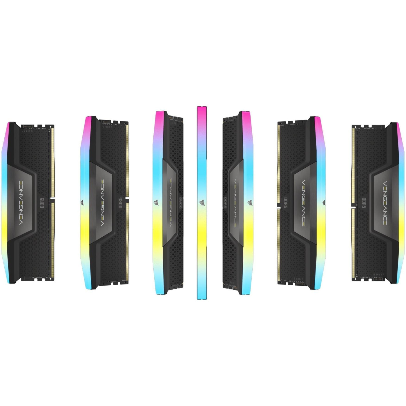 Модуль пам'яті Corsair DDR5 64GB (2x32) Vengeance 6000Mhz RGB Black AMD EXPO (CMH64GX5M2B6000Z30)
