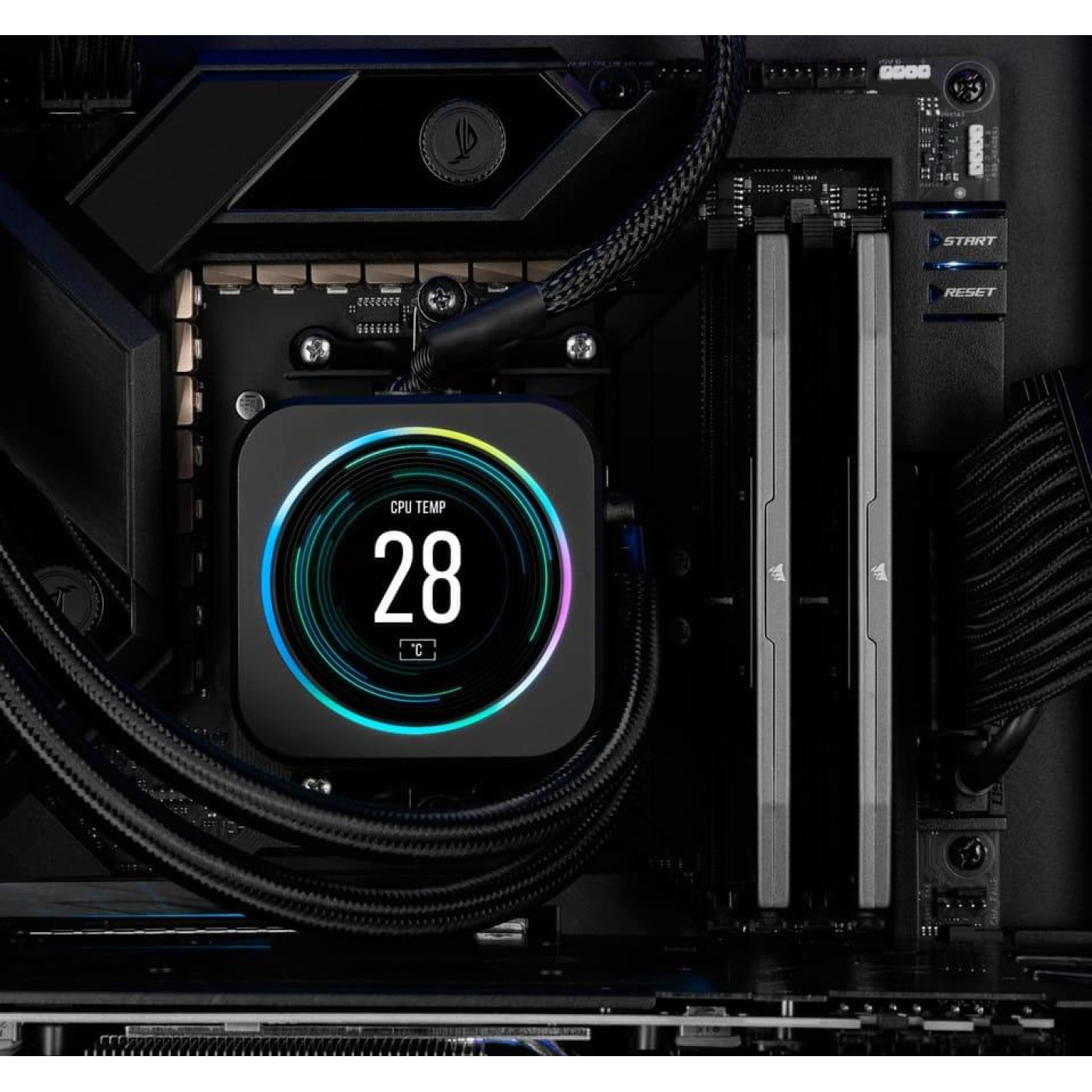 Модуль пам'яті Corsair DDR5 32GB (2x16) 6000MHz VENGEANCE AMD EXPO (CMK32GX5M2B6000Z30)