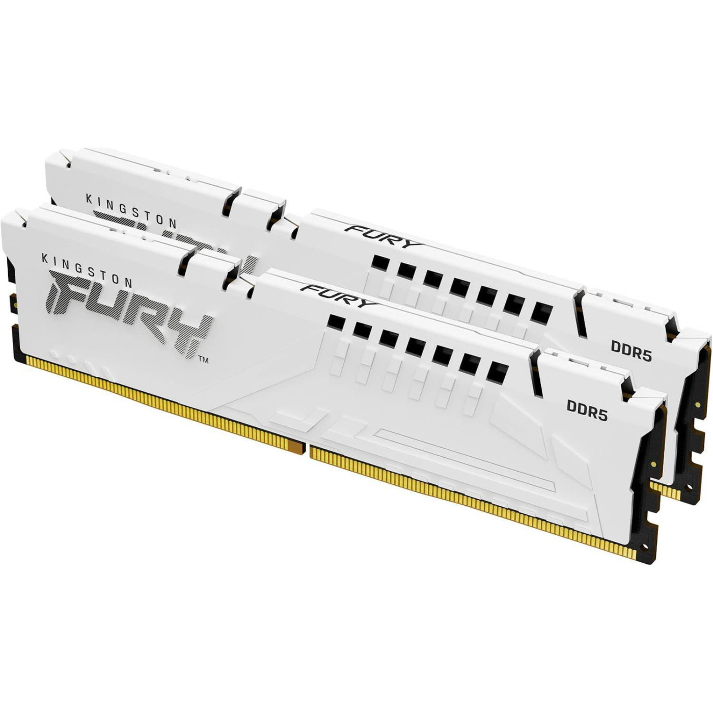 Модуль пам'яті Kingston Fury DDR5 32Gb (2x16) 6000MHz Beast White EXPO/XMP (KF560C36BWE2K2-32)
