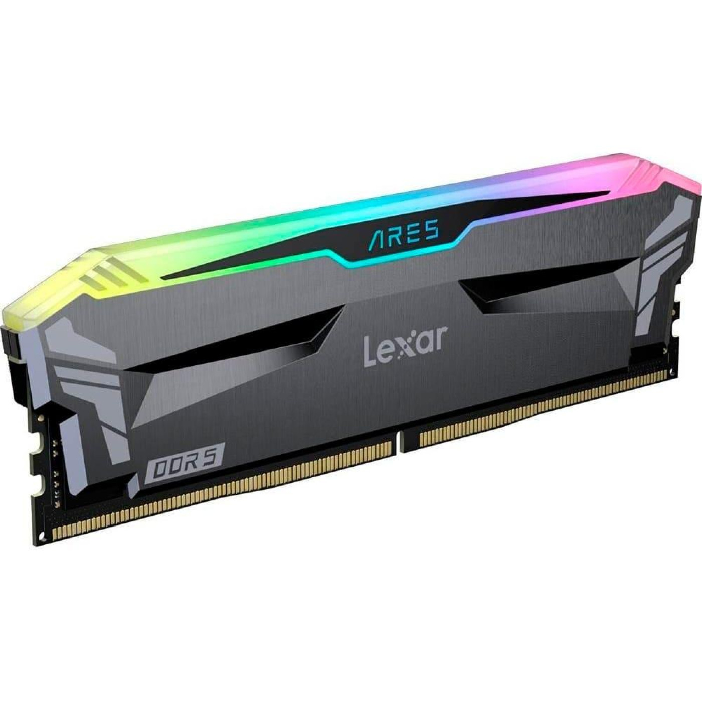Модуль пам'яті Lexar DDR5 32GB (2x16) Ares 6000MHz RGB Black (LD5BU016G-R6000GDLA) Б/в