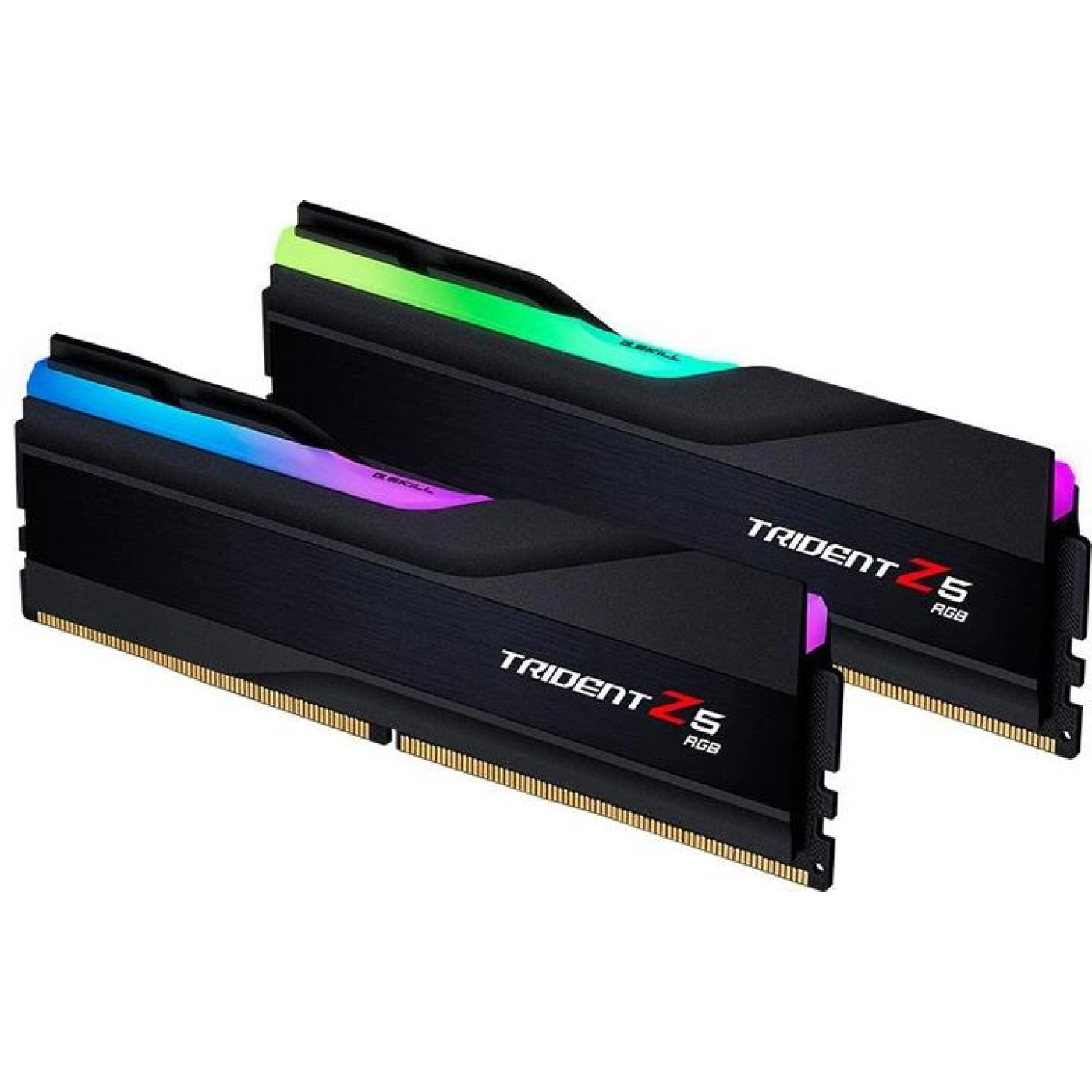 Модуль памяти G.Skill DDR5 32GB (2x16) Trident Z5 8000 RGB Black XMP CL38-48-48-128 1.45V (F5-8000J3848H16GX2-TZ5RK)