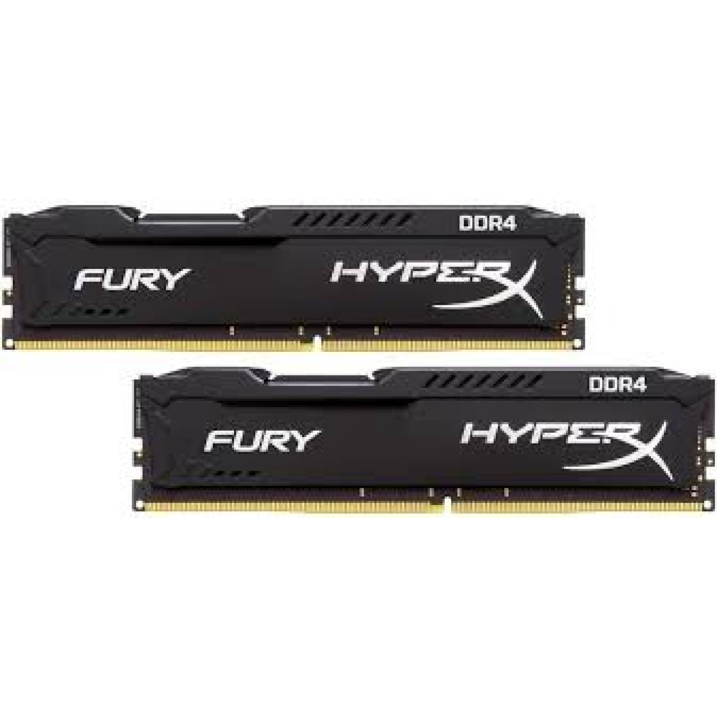 Модуль пам'яті HyperX DDR4 16Gb (2x8) Kingston Fury 2666 MHz Black (HX426C16FB3K2/16) Б/в