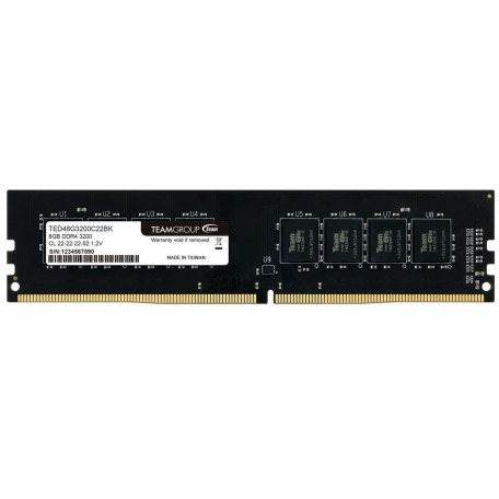 Модуль пам'яті Team DDR4 8Gb 3200 Mhz (TED48G3200C22BK) Б/в