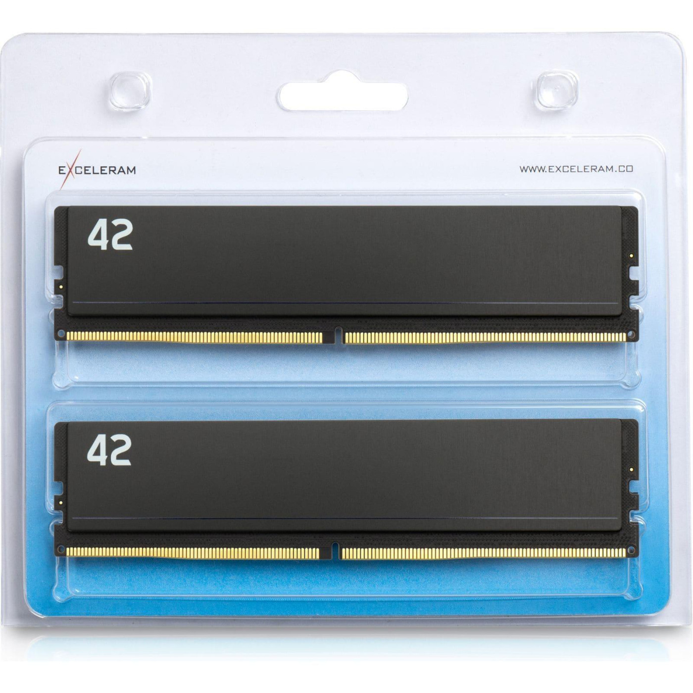 Модуль памяти Exceleram DDR5 32GB (2x16) 4800MHz 42-Series (E-42-004D-32)