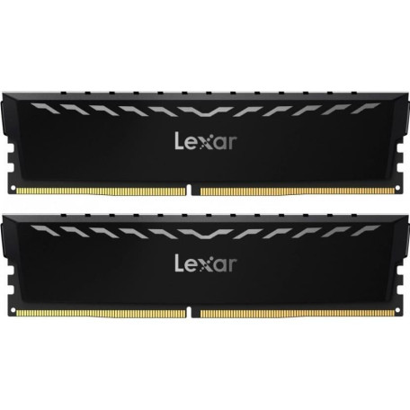 Модуль пам'яті Lexar DDR4 16GB (2x8) Thor Black 3600MHz (LD4U08G36C18LG-RGD)