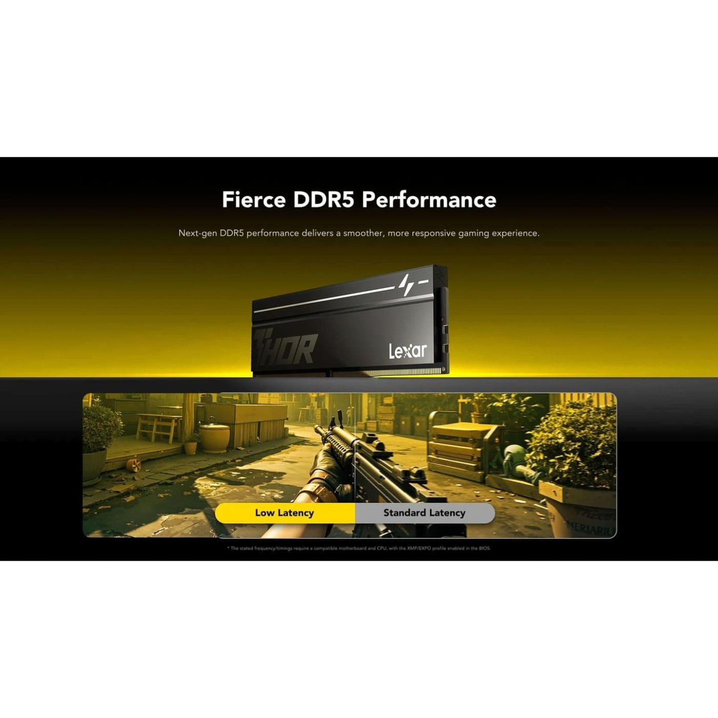 Модуль пам'яті Lexar DDR5 16GB (2x8) THOR 2.0 6000Mhz Black (LD5U08G60C380V-RGD)