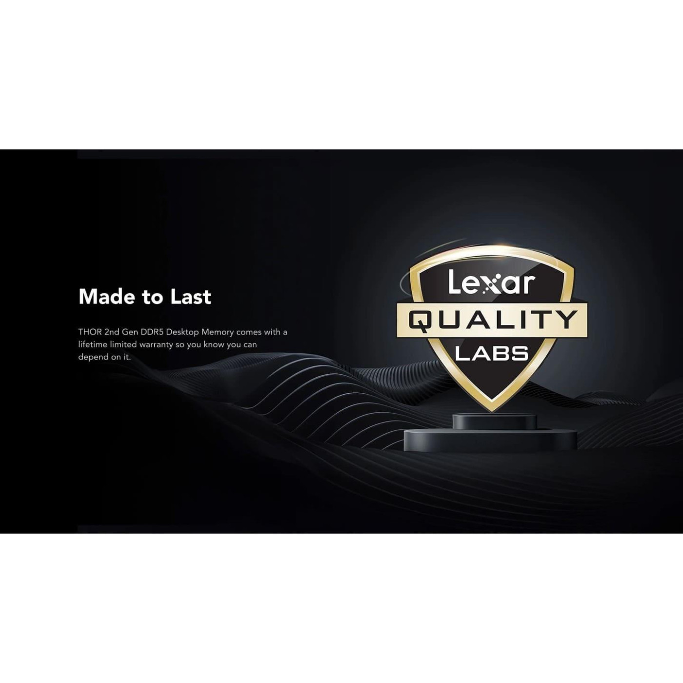 Модуль пам'яті Lexar DDR5 16GB (2x8) THOR 2.0 6000Mhz Black (LD5U08G60C380V-RGD)