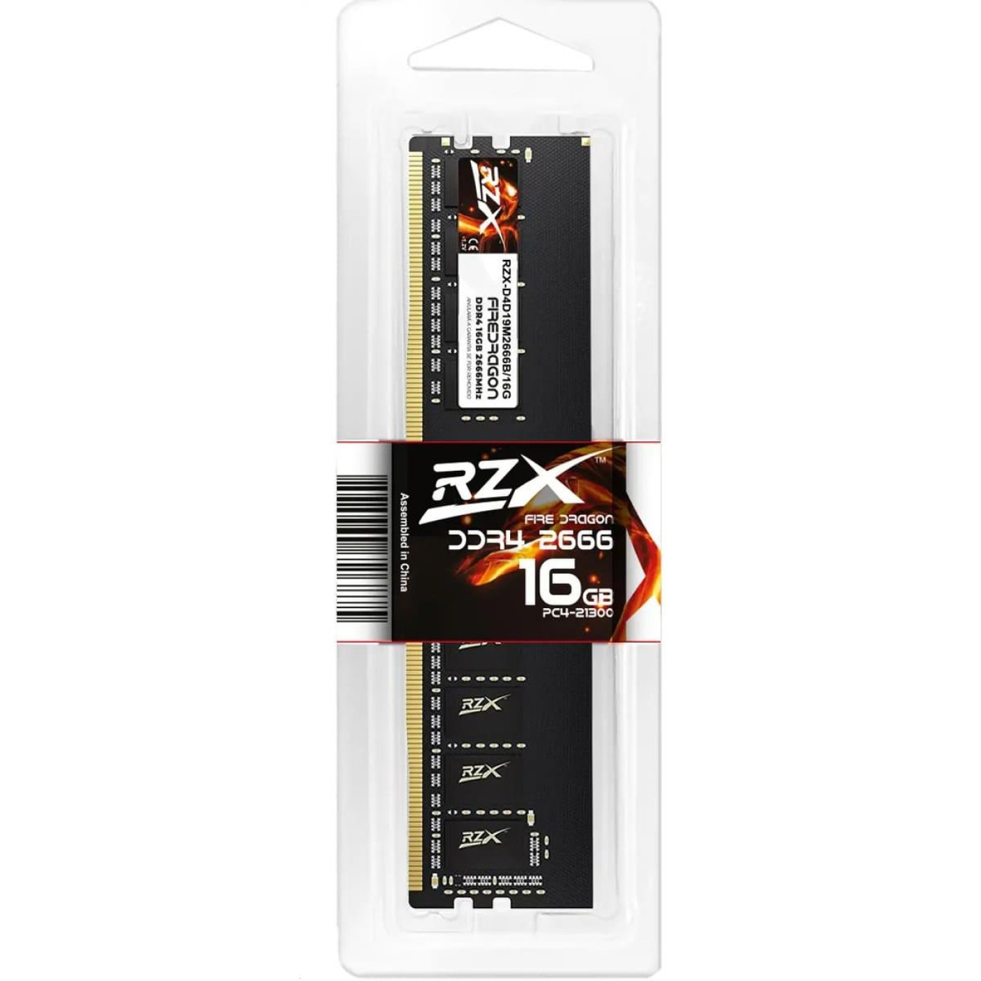 Модуль пам'яті Crucial DDR4 16Gb Rzx 2666 MHz (RZX-D4D19M2666B/16G) Б/в
