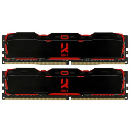 Модуль пам'яті GoodRam DDR4 16Gb (2x8) Iridium X 3200 MHz Black (IR-X3200D464L16SA/16GDC)