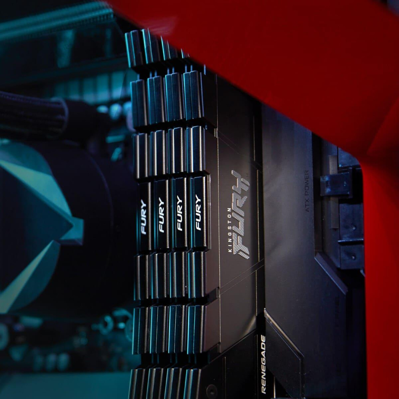 Модуль пам'яті Kingston Fury DDR4 16GB Renegade 3600MHz Black (1 of 2) (KF436C16RB12K2 (1 of 2)) Б/в