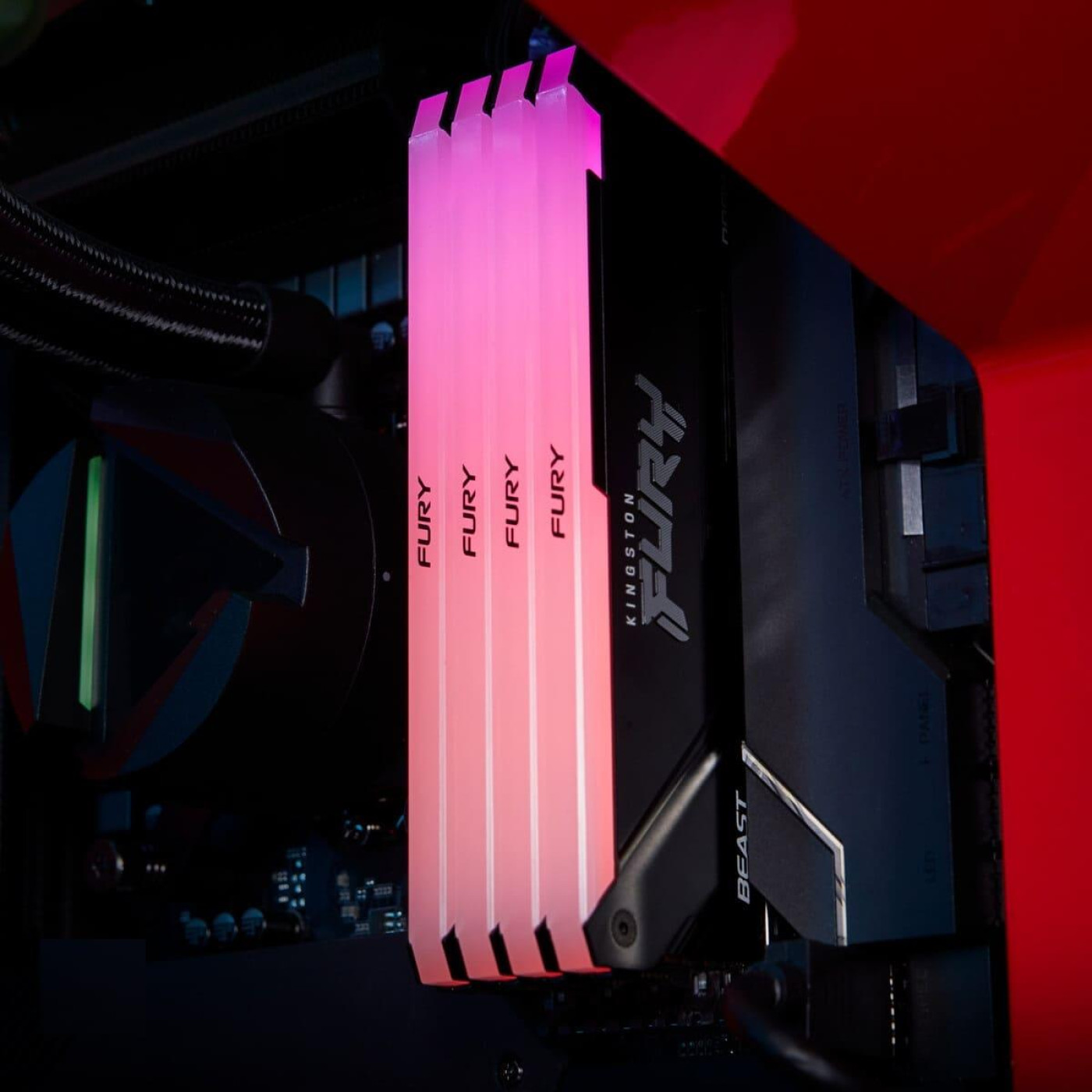 Модуль пам'яті Kingston Fury DDR4 32GB (2x16) 3200MHz Beast RGB (KF432C16BB2AK2/32)