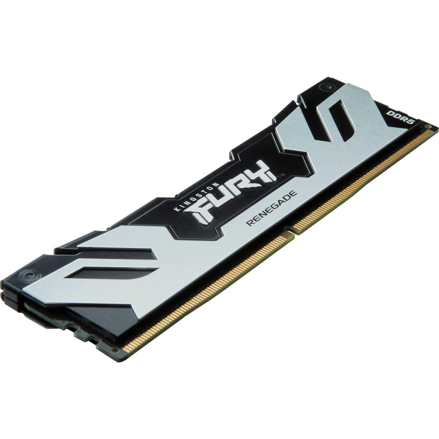 Модуль пам'яті Kingston DDR5 48GB (2x24) Fury 8000Mhz Renegade Silver (KF580C38RSK2-48)