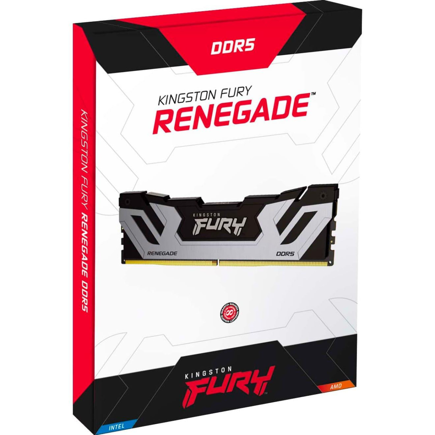 Модуль пам'яті Kingston DDR5 48GB (2x24) Fury 8800Mhz Renegade Silver (KF588CU42RSK2-48)