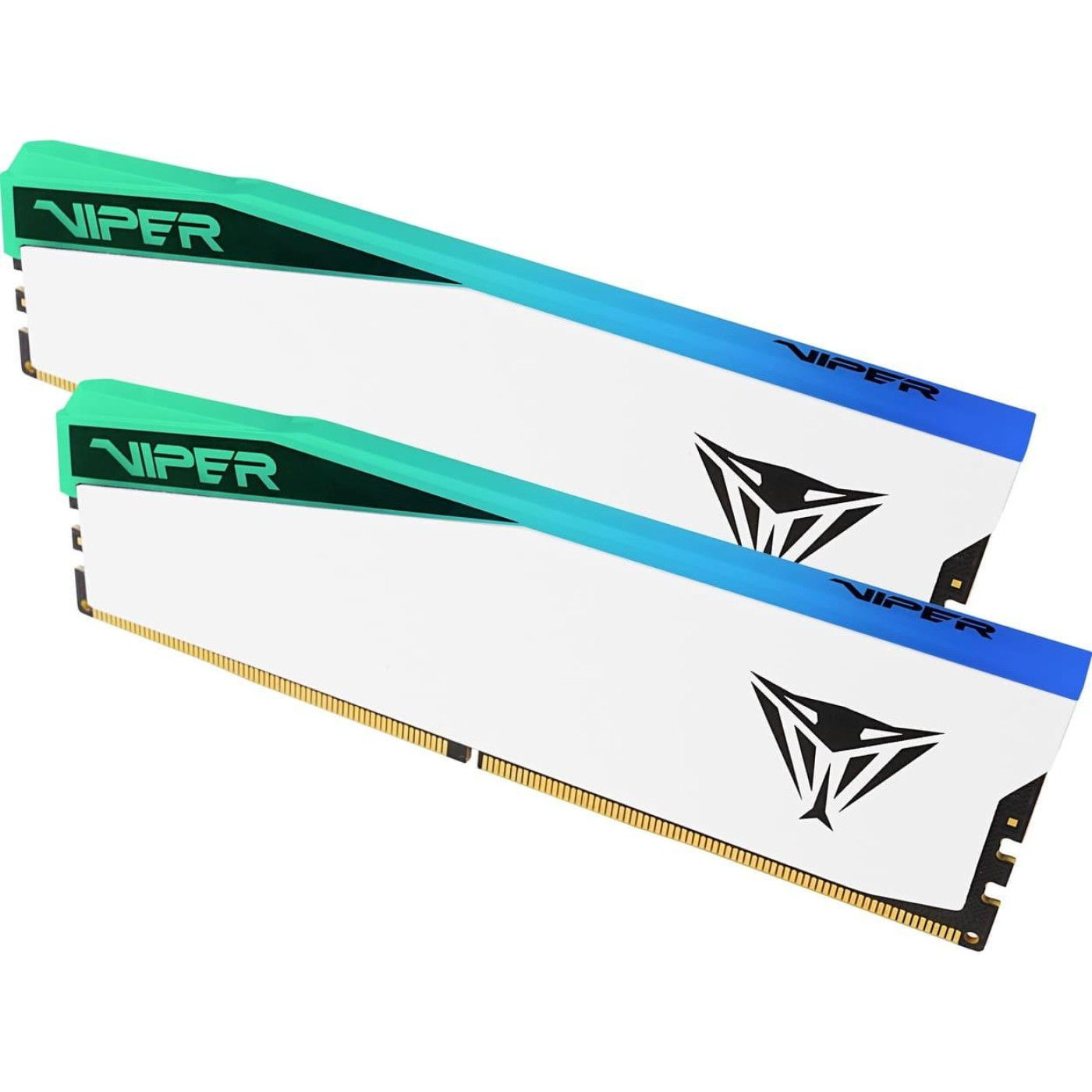Модуль пам'яті Patriot DDR5 32Gb (2x16) Viper Elite 5 6000Mhz RGB TUF XMP/EXPO White (PVER532G60C30KW)