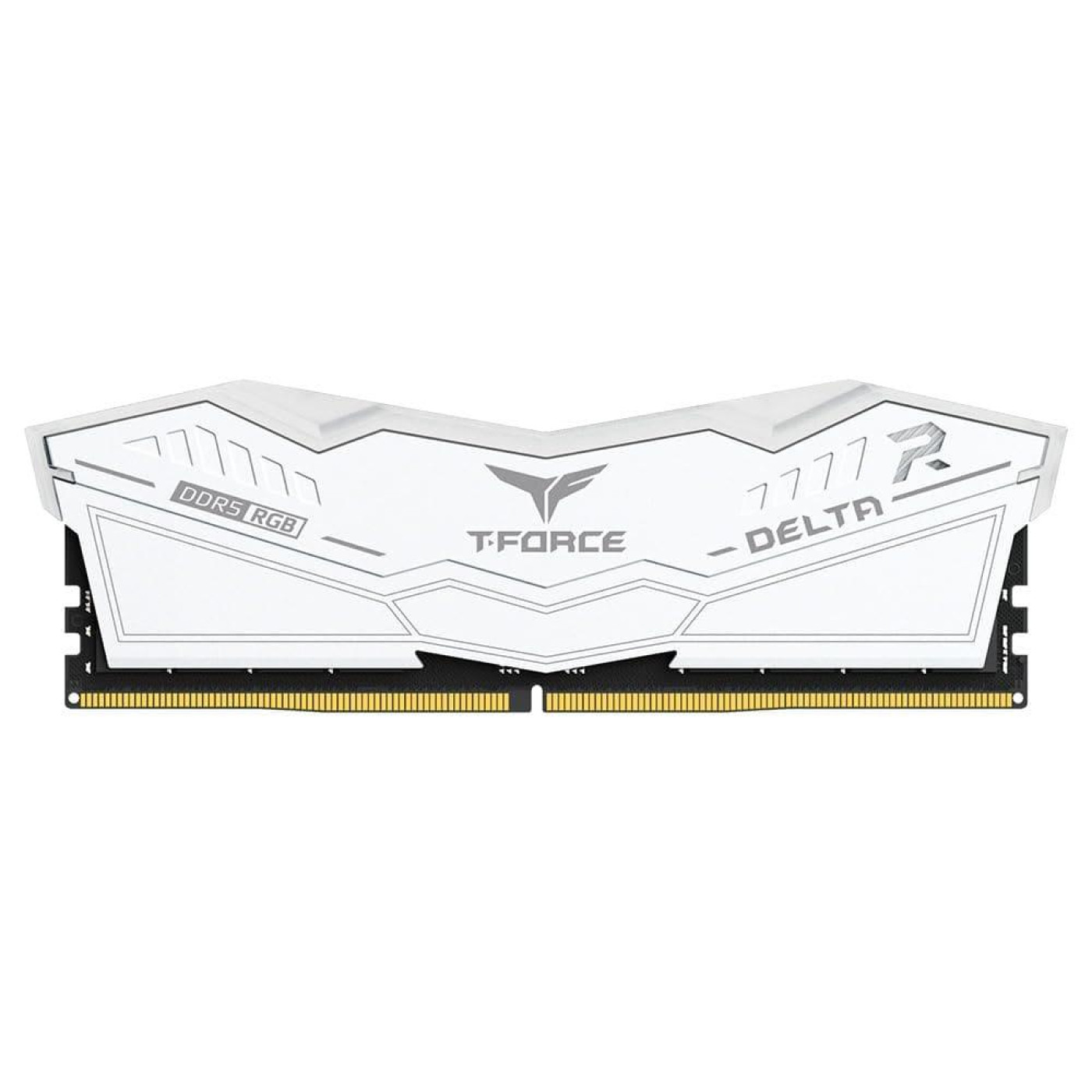 Модуль памяти Team DDR5 16GB (2x8) T-Force Delta 6000MHz RGB White (FF4D516G6000HC38ADC01)