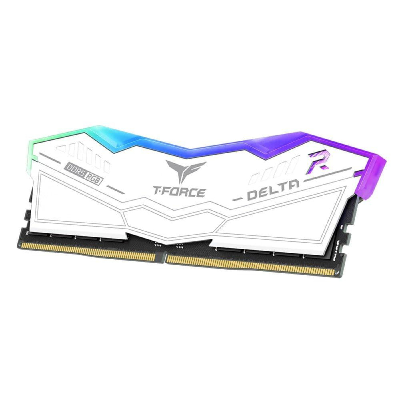 Модуль памяти Team DDR5 16GB (2x8) T-Force Delta 6000MHz RGB White (FF4D516G6000HC38ADC01)