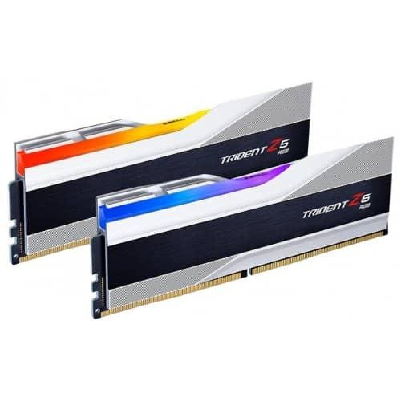 Модуль пам'яті G.Skill DDR5 32GB (2x16) Trident Z5 RGB Silver 6000 Mhz XMP (F5-6000J3238F16GX2-TZ5RS)