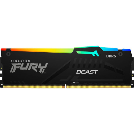 Модуль памяти Kingston Fury DDR5 16GB 6400MHz Beast RGB EXPO (KF564C32BBEA-16)