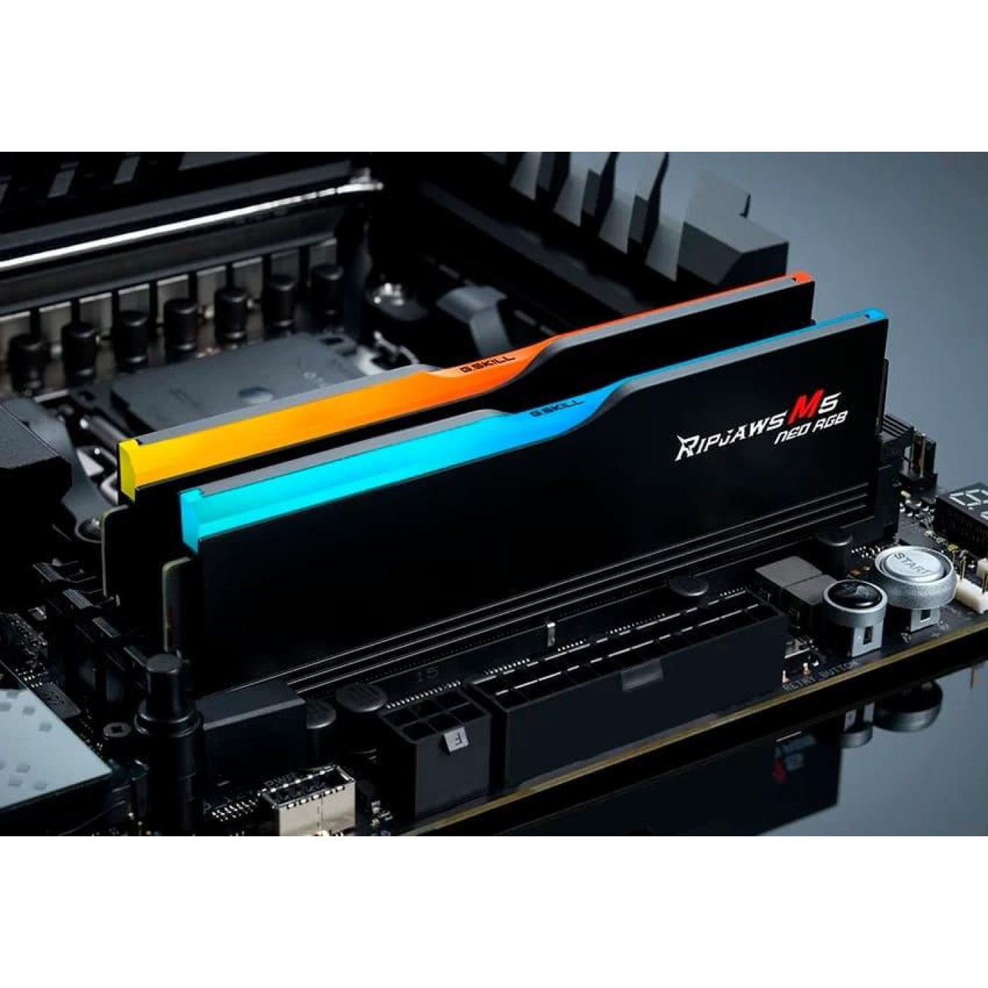 Модуль памяти G.Skill DDR5 32GB (2x16) Ripjaws M5 Neo 6000Mhz RGB Black AMD EXPO (F5-6000J2836G16GX2-RM5NRK)