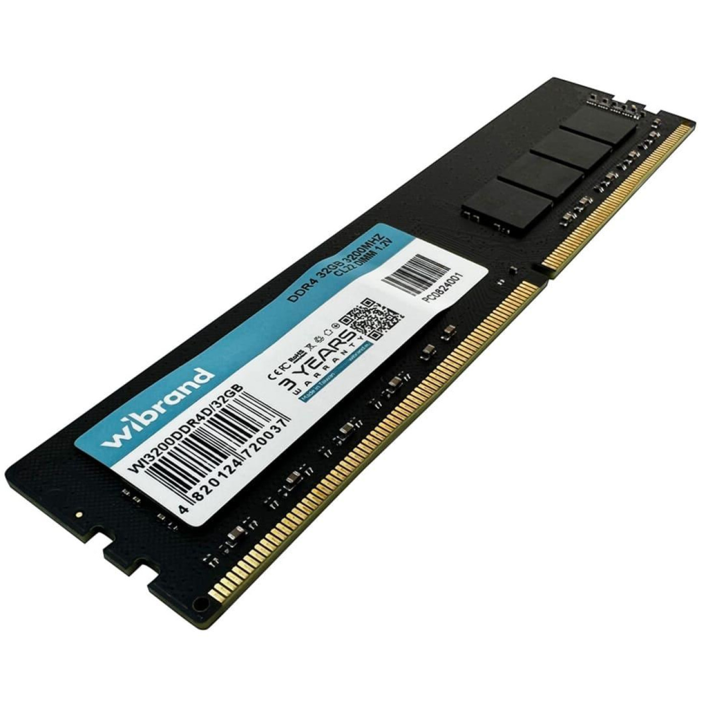 Модуль пам'яті Wibrand DDR4 32GB 3200MHz CL22 (WI3200DDR4D/32GB)