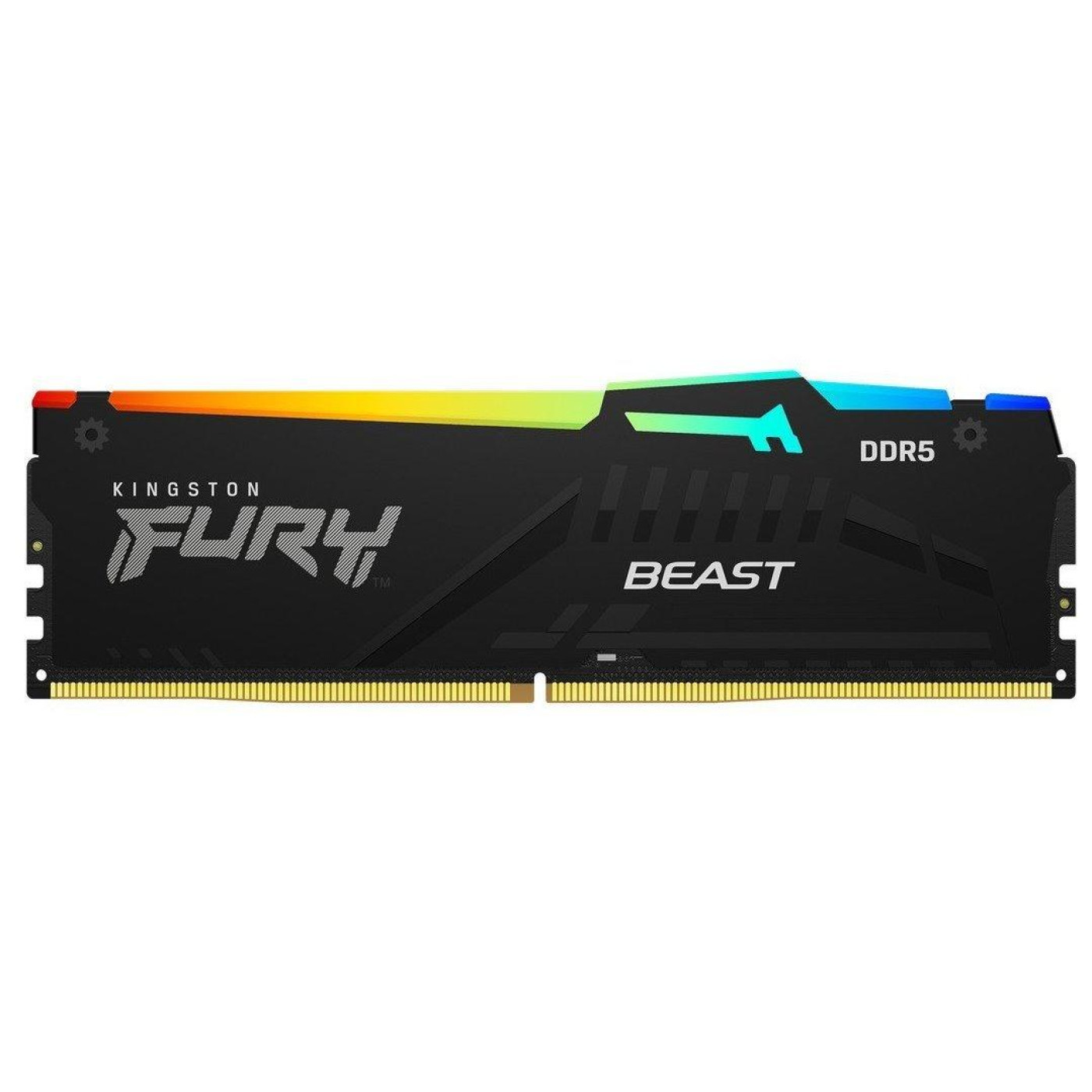 Модуль пам'яті Kingston Fury DDR5 16GB (2x8) 6000MHz Beast RGB EXPO/XMP (KF560C36BBEAK2-16)