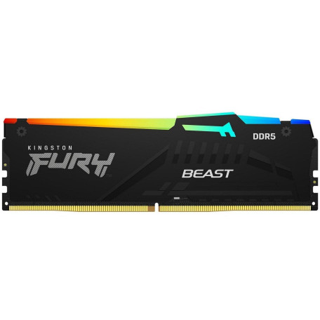 Модуль пам'яті Kingston Fury DDR5 64GB (2x32) 5600MHz Beast RGB (KF556C36BBEAK2-64)