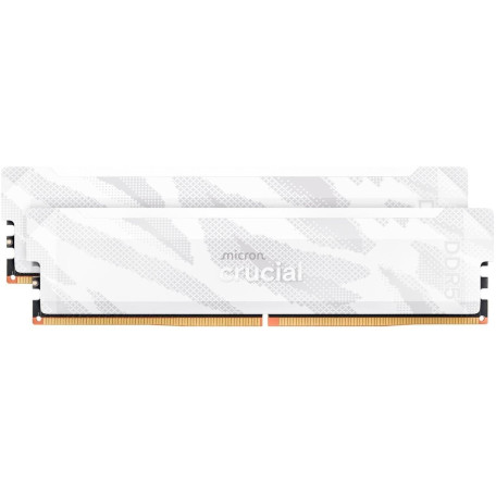 Модуль пам'яті Crucial DDR5 32GB (2X16) Pro 6400Mhz Overclocking White EXPO/XMP (CP2K16G64C32U5W)
