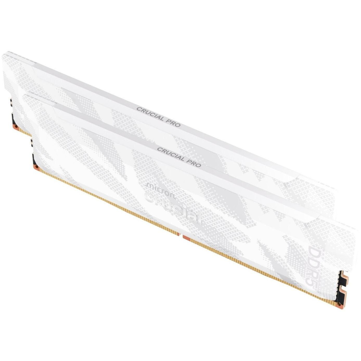 Модуль пам'яті Crucial DDR5 32GB (2X16) Pro 6400Mhz Overclocking White EXPO/XMP (CP2K16G64C32U5W)
