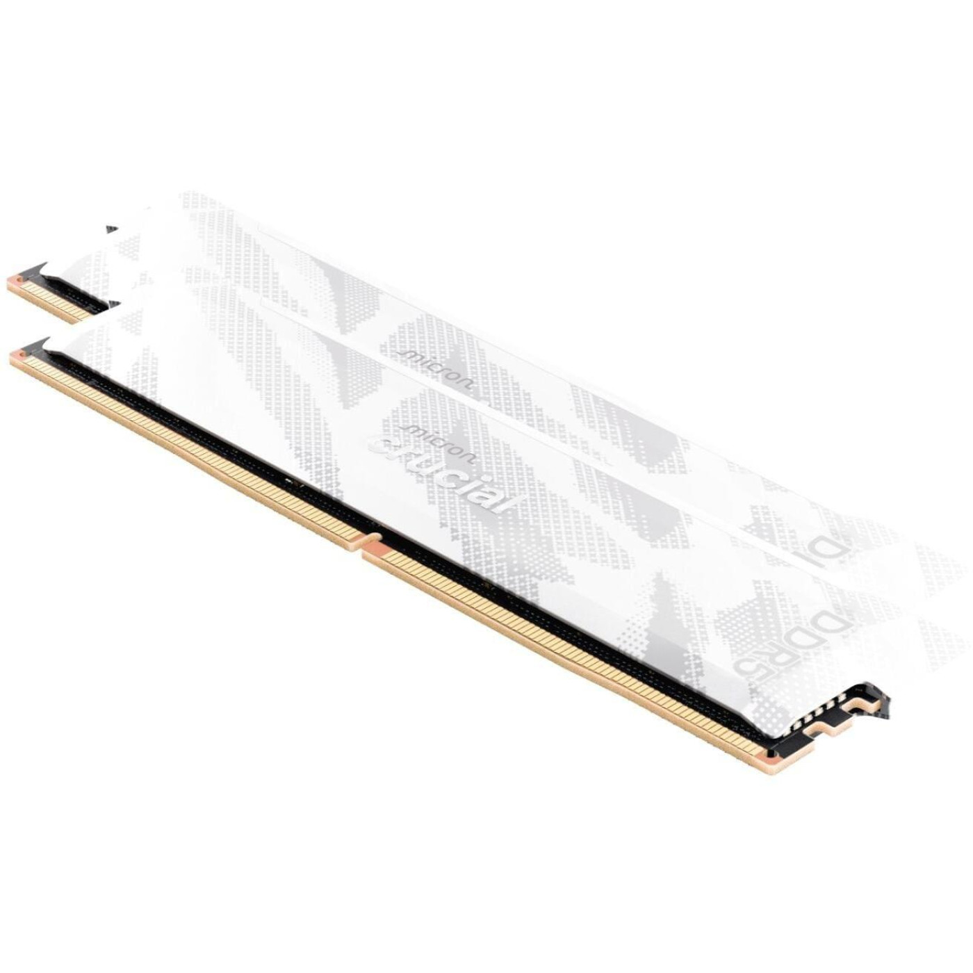 Модуль пам'яті Crucial DDR5 32GB (2X16) Pro 6400Mhz Overclocking White EXPO/XMP (CP2K16G64C32U5W)