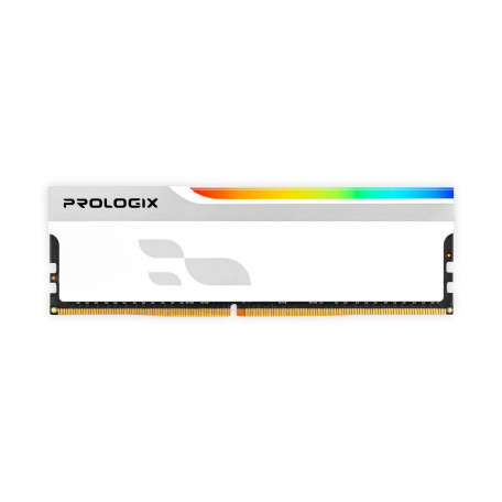 Модуль пам'яті ProLogix DDR5 16GB Onyx 6000Mhz White RGB (PRO16GB6000YWR5)