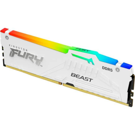 Модуль памяти Kingston Fury DDR5 32GB 5600MHz Beast White RGB EXPO (KF556C36BWEA-32)