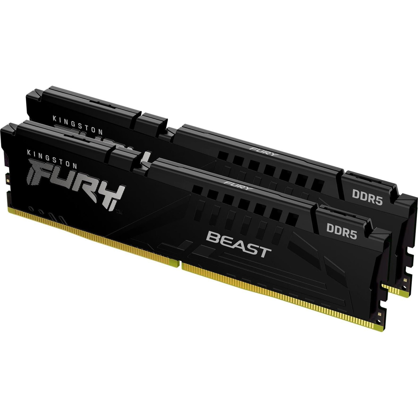 Модуль пам'яті Kingston Fury DDR5 32GB (2х16) 6000MHz Beast Black AMD EXPO (KF560C36BBEK2-32) U1
