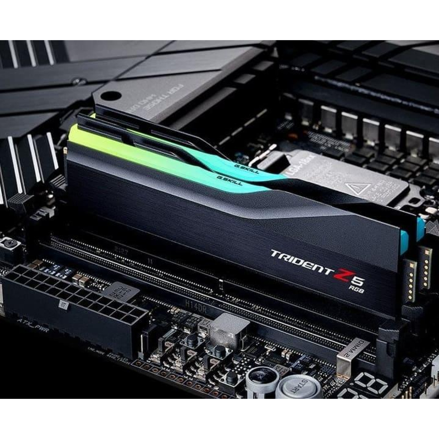 Модуль пам'яті G.Skill DDR5 64Gb (2x32) Trident Z5 RGB Black 6400 Mhz (F5-6400J3239G32GX2-TZ5RK)