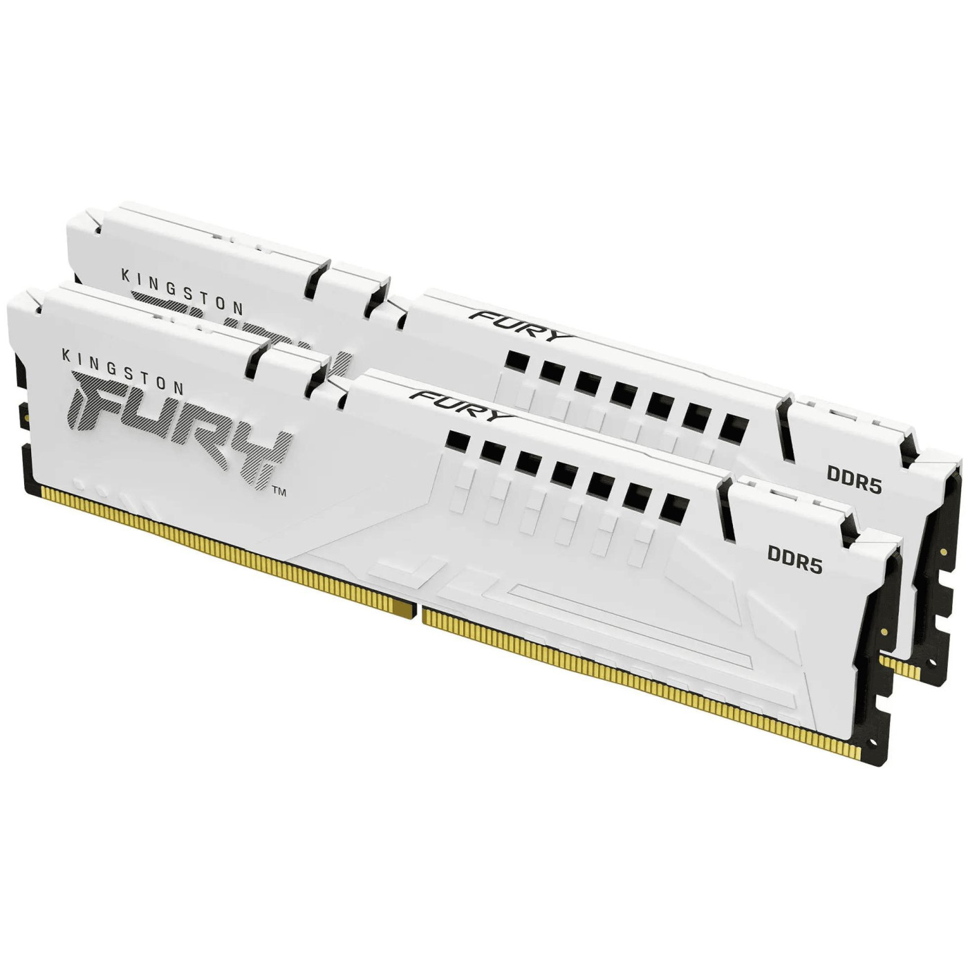 Модуль пам'яті Kingston Fury DDR5 32GB (2x16) 5600MHz Beast White EXPO (KF556C36BWEK2-32)