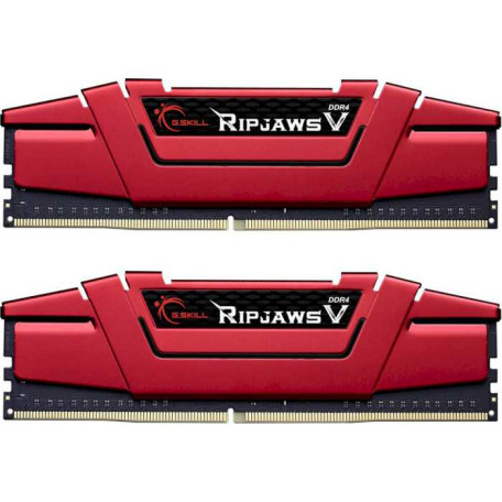 Модуль пам'яті G.Skill DDR4 8Gb (2x4) RIPJAWS V RED 2400MHz (F4-2400C17D-8GVR)