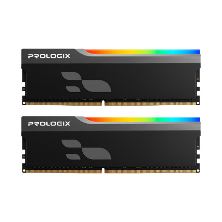 Модуль пам'яті ProLogix DDR5 32GB (2x16) Onyx 6000Mhz Black RGB (PRO32GB6000YBR5K)
