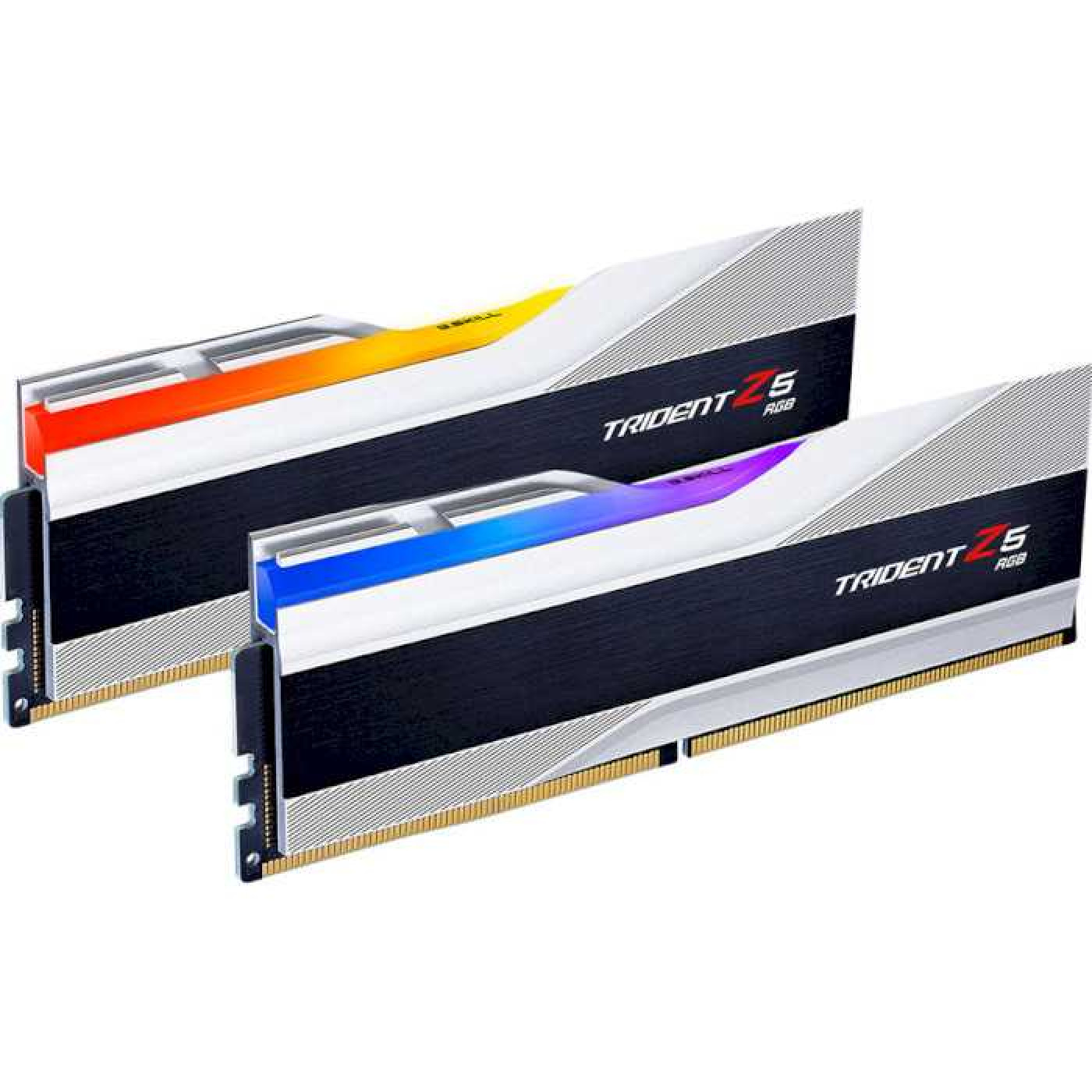 Модуль памяти G.Skill DDR5 32Gb (2x16) Trident Z5 RGB Silver 6000MHz 1.2V CL36 (F5-6000J3636F16GX2-TZ5RS) U1