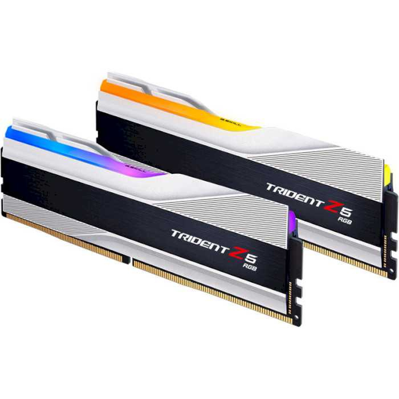 Модуль памяти G.Skill DDR5 32Gb (2x16) Trident Z5 RGB Silver 6000MHz 1.2V CL36 (F5-6000J3636F16GX2-TZ5RS) U1