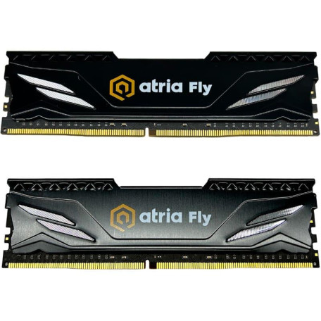 Модуль пам'яті ATRIA DDR4 32Gb (2x16) 3200MHz Fly Black UAT43200CL18BK2/32 (UAT43200CL18BK2/32)
