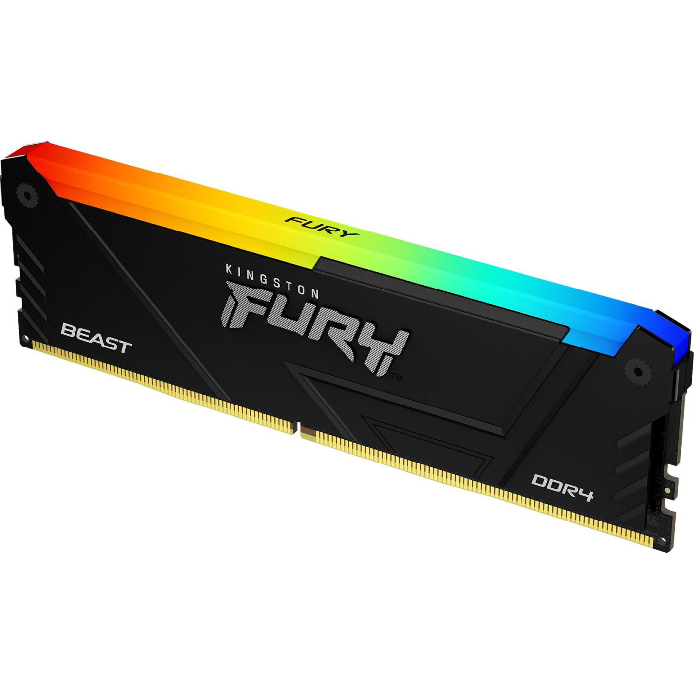 Модуль пам'яті Kingston Fury DDR4 8GB 3200Mhz Beast RGB Black XMP (KF432C16BB2A/8WP)